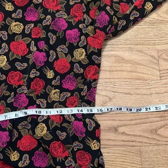 CHAUS VINTAGE PAISLEY FLORAL DRESS SIZE 12‎ - Picture 9 of 9